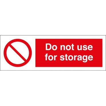 Size: 300mm x 100mm General Prohibition Signs