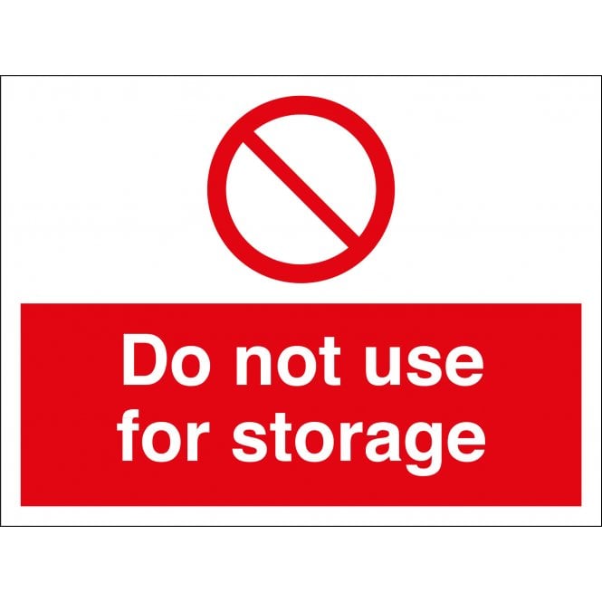 Size: 600mm x 450mm General Prohibition Signs