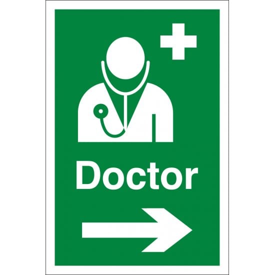 Doctor First Aid Arrow Right Sign