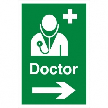 Doctor First Aid Arrow Right Sign