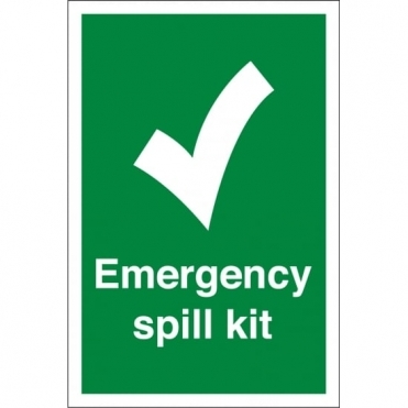 Emergency Spill Kit Signs