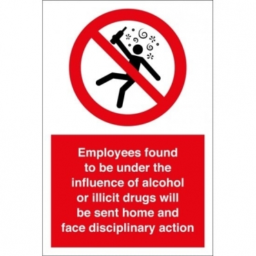 Employee Disciplinary Safety Signs