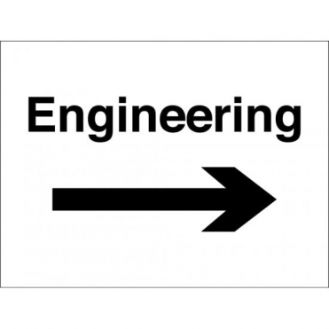 Engineering Arrow Right Sign