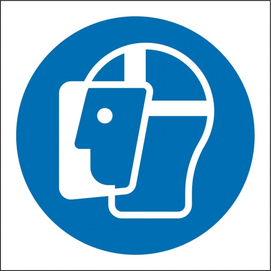 Face Shield Safety Signs