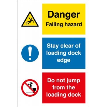 Size: 150mm x 200mm No Jumping Down Signs