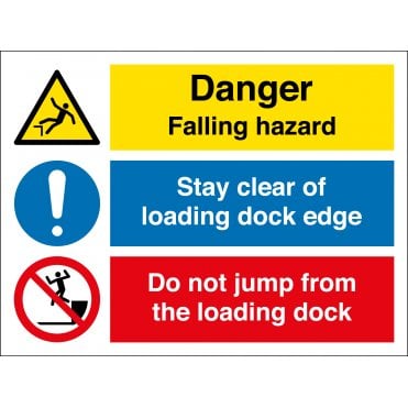 Size: 600mm x 450mm No Jumping Down Signs