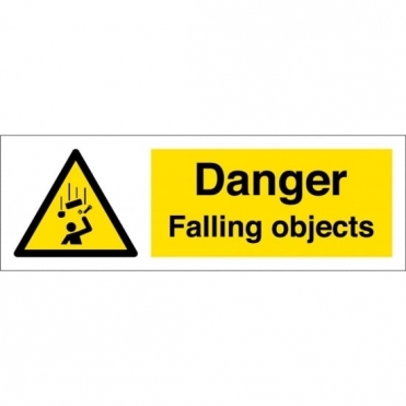 Size: 300mm x 100mm Construction Site Hazard Warning Signs