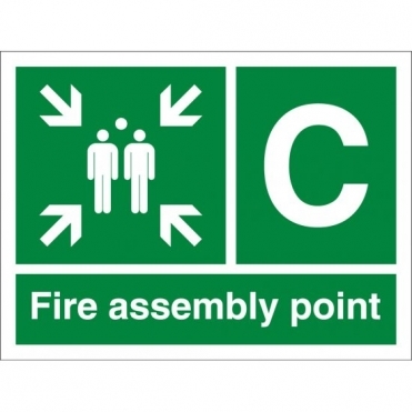 Fire Assembly Point C Signs