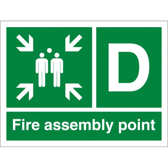 Fire Assembly Point D Signs