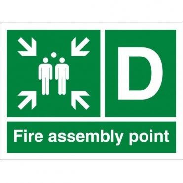 Fire Assembly Point D Signs