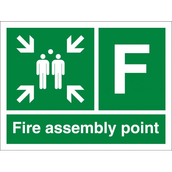 Fire Assembly Point F Signs