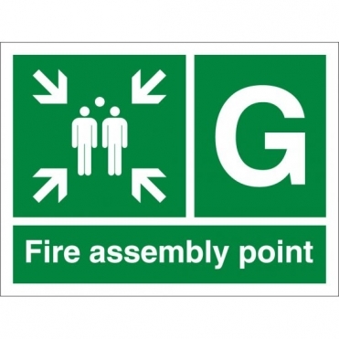 Fire Assembly Point G Signs