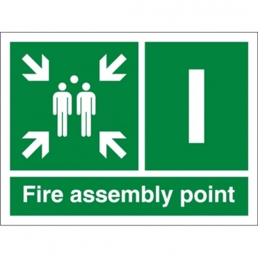 Fire Assembly Point I Signs