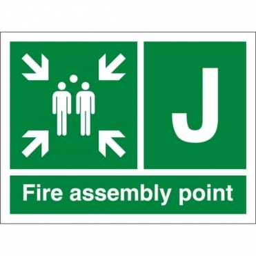 Fire Assembly Point J Signs