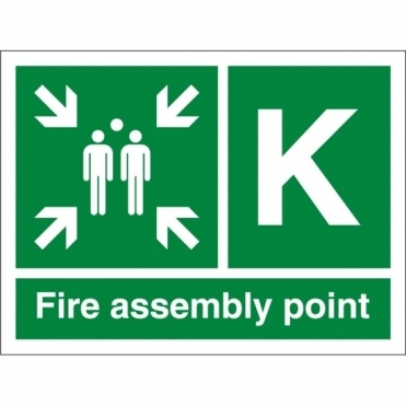 Fire Assembly Point K Signs