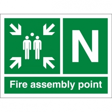 Fire Assembly Point N Signs