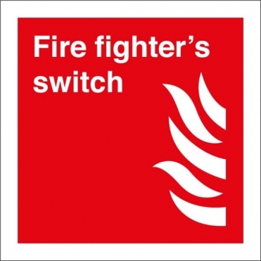 Material: 1mm Rigid Plastic Key Signs Fire Equipment Signs