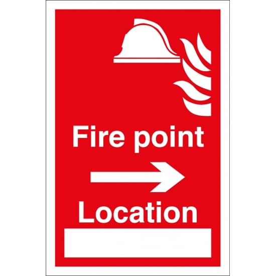 Fire Point Arrow Right Signs