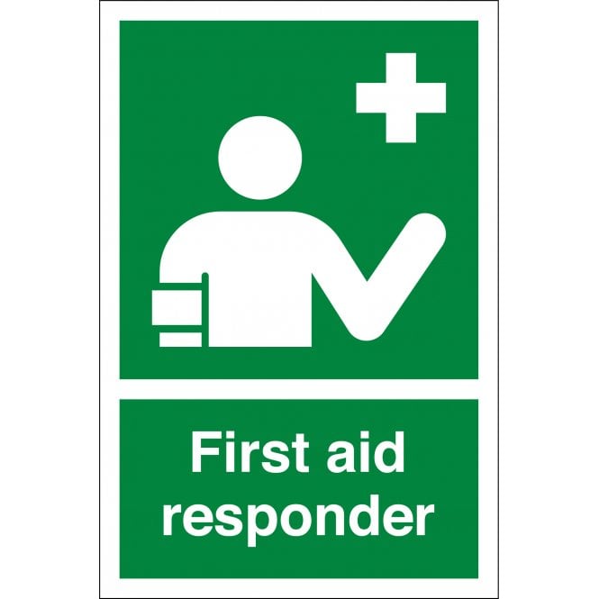First Aid Responder Sign