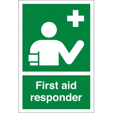 First Aid Responder Sign