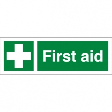 Size: 600mm x 200mm First Aid Signs
