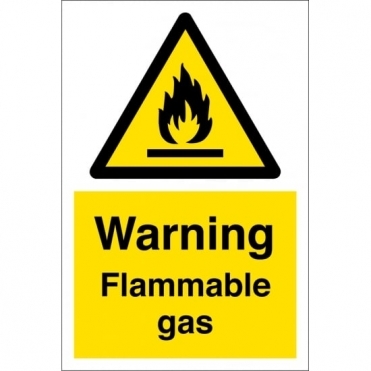 Flammable Gas Signs