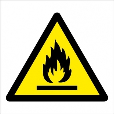 Flammable Warning Safety Signs