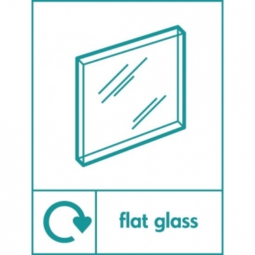 Flat Glass Recycling Signs