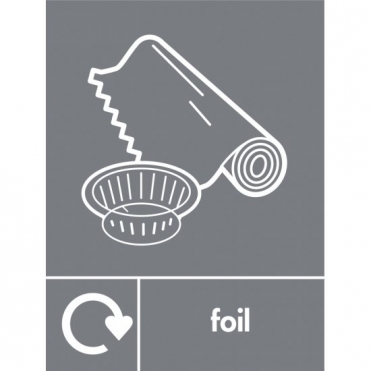 Foil WRAP Recycling Signs