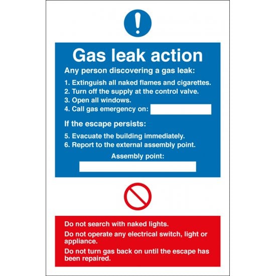 Size: 150mm x 200mm Safety Signs