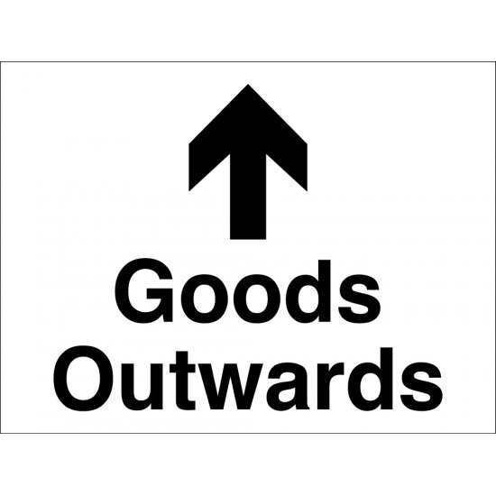 Goods Outwards Arrow Up Signs