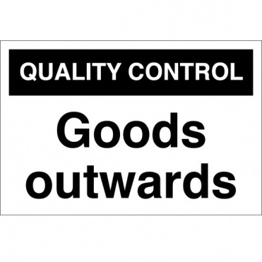 Goods Outwards Signs