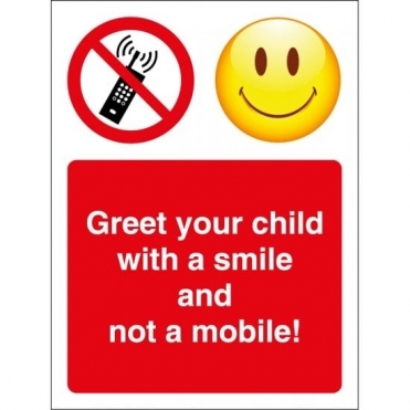 Material: 3mm Plastic No Mobile Phone Sign