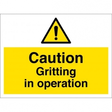 Gritting In Operation Signs