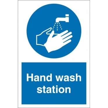 Hand Wash Station Signs