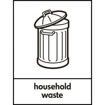 Household Waste Recycling Signs