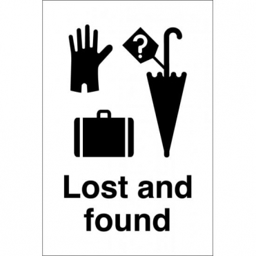 Lost And Found Sign