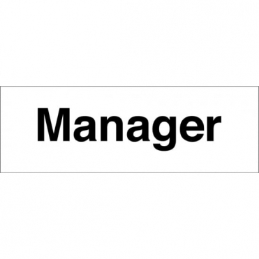 Manager Signs