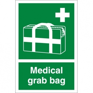Medical Grab Bag Sign