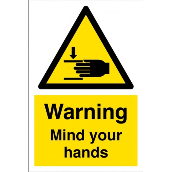 Mind Your Hands Signs