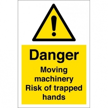 Machinery Hazard Warning Signs