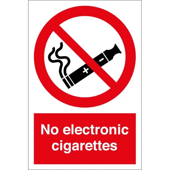 No Electronic Cigarettes Signs