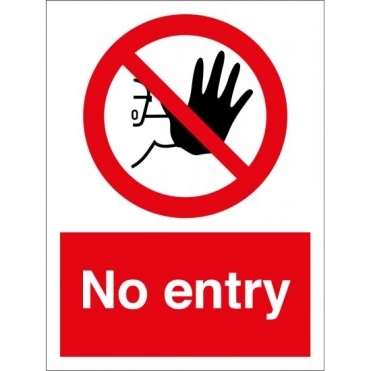 No Entry Signs