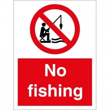 No Fishing Signs