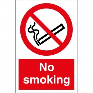 No Smoking Signs