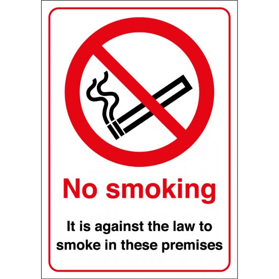 No Smoking Signs