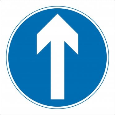 One Way Directional Arrow Signs