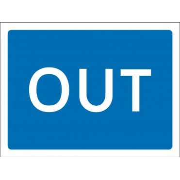 OUT Traffic Sign