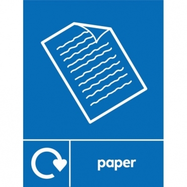 Paper Recycling Signs