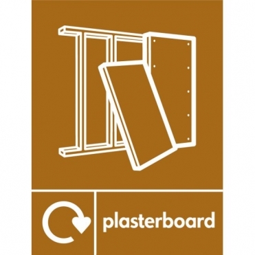 Plasterboard Waste Recycling Signs